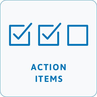 Action Items